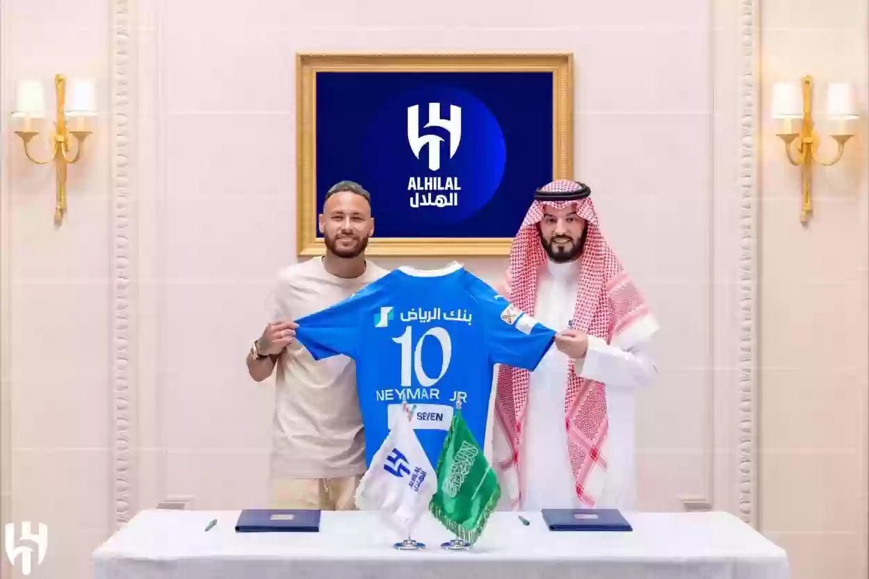 جماهير الهلال السعودي تحتفي بنيمار